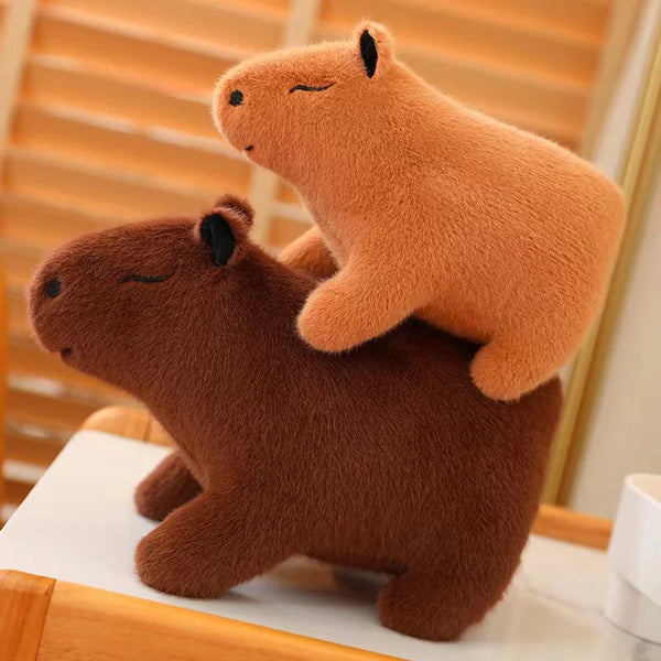 Cartoon Capybara Plush Toy – Soft Stuffed Animal Doll for Kids’ Holiday & Birthday Gifts