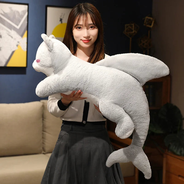 Dive into Dreamland with the Kawaii Shark Cat Plush Toy