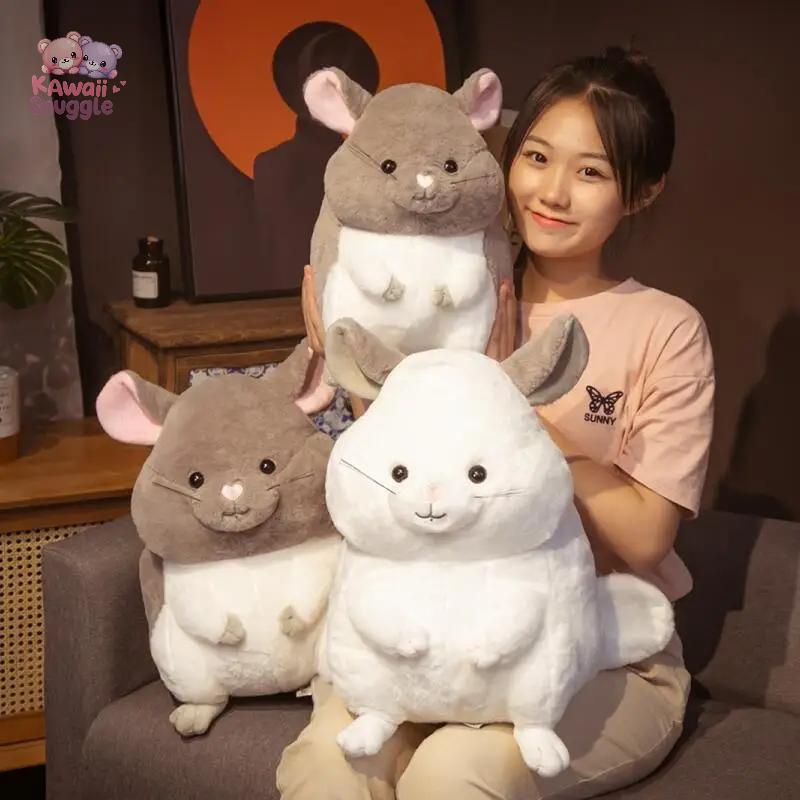 Chinchillas Stuffed Doll – Your Pocket-Sized Cuddle Buddy Kawaii Snuggle