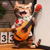 Creative Musical Cat Plush Toy – A Melodic Touch of Fun! Guitar Kawaii Snuggle