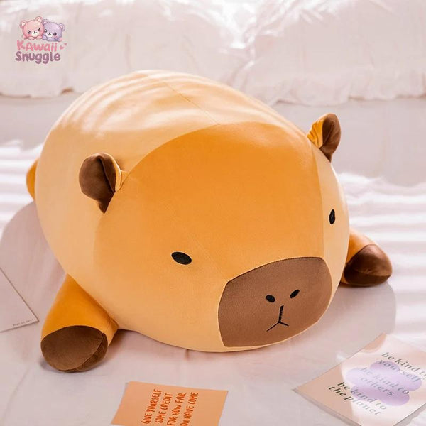 Fatty Long Capybara Plush – Your Ultimate Cuddle Buddy Brown Kawaii Snuggle