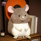 Chinchillas Stuffed Doll – Your Pocket-Sized Cuddle Buddy WHITE 35cm Kawaii Snuggle