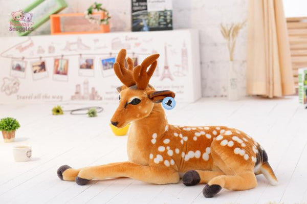 Realistic Sika Reindeer Plush – A Touch of Nature’s Magic 110cm Kawaii Snuggle