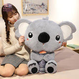 New Simulation Koala Plush Toy: A Hug in Plush Form GRAY Kawaii Snuggle