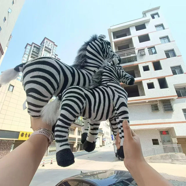 Zoo Pretty Standing Zebra Lively Simulated Stuffed Animals