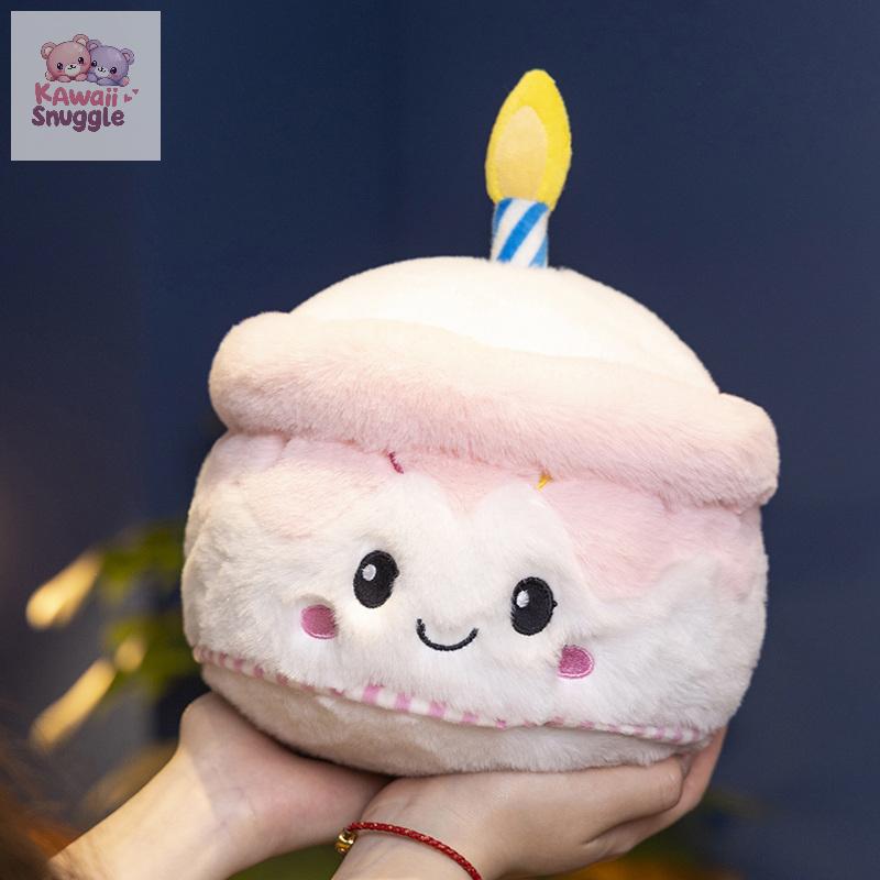 Strawberry Fruit Muffin Shape Plush – A Sweet Treat for Every Cozy Corner Kawaii Snuggle