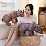 Rhino Plush Doll Toys – Your Gentle Giant for Endless Cuddles! Kawaii Snuggle