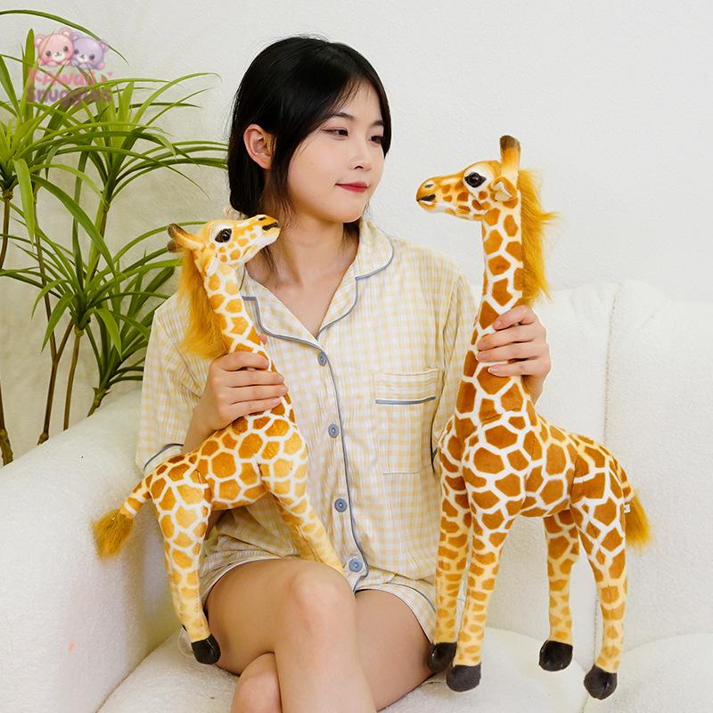 Giant Real Life Giraffe Plush Toy: Bringing the Majestic Animal to Your Home 60cm Kawaii Snuggle