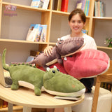 Simulation Crocodile Plush Toy – Soft Stuffed Alligator Doll Kawaii Snuggle