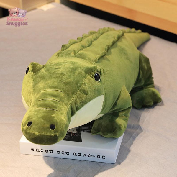 Simulation Large Soft Crocodile Plush Toy – Giant Alligator Pillow Kawaii Snuggle