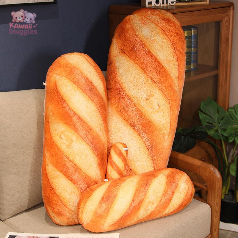 Real Life Giant Baguette Bread Plush Pillow: A Wholesome Comfort 20cm Kawaii Snuggle