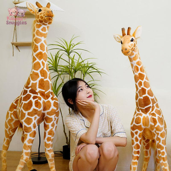 Giant Real Life Giraffe Plush Toy: Bringing the Majestic Animal to Your Home Kawaii Snuggle