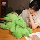 Giant Soft Crocodile Plush Toy – Hug Cushion & Sleeper Pillow green Kawaii Snuggle