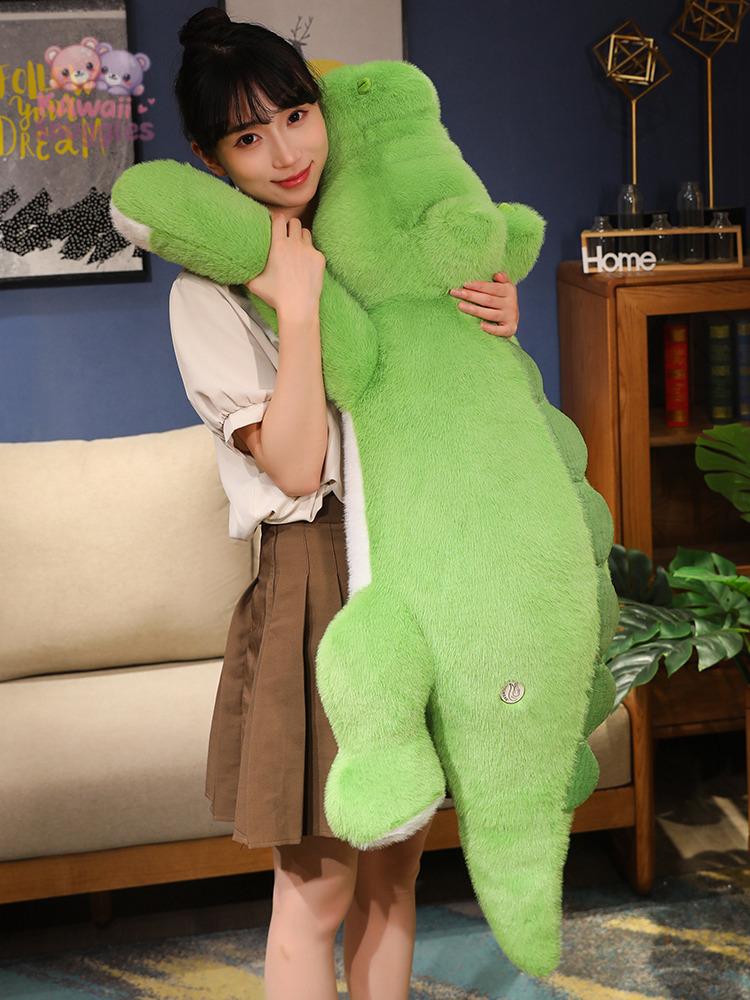 Giant Soft Crocodile Plush Toy – Hug Cushion & Sleeper Pillow Kawaii Snuggle