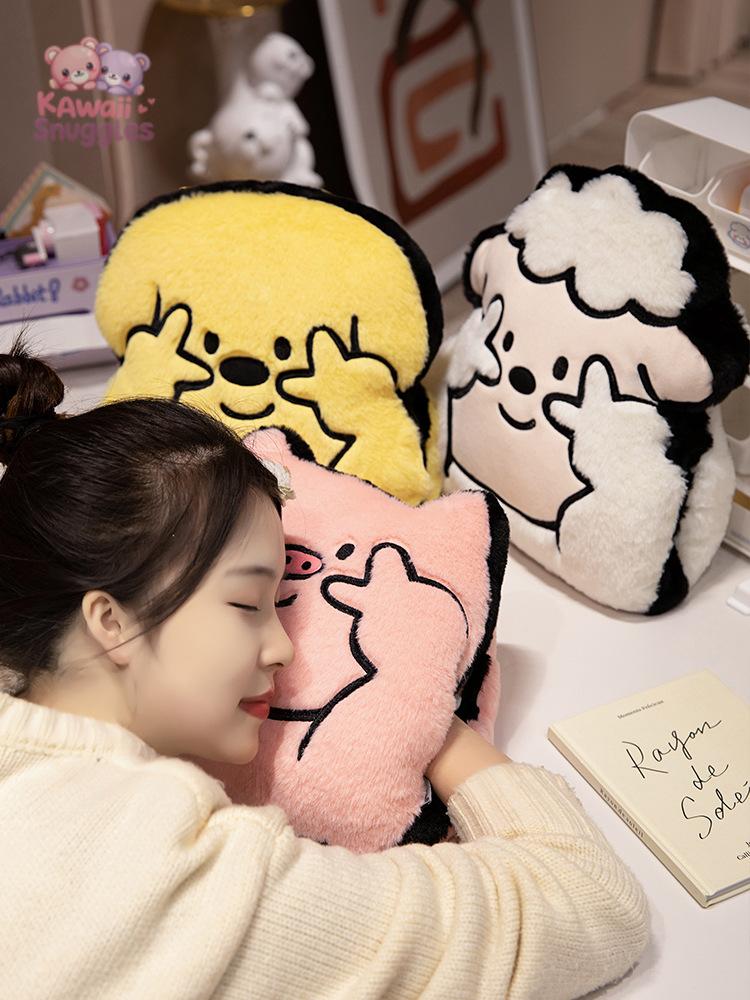 Soft Animal Pillow – Adorable Plush Toys for Kids & Decor Kawaii Snuggle