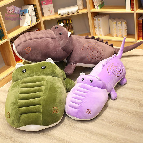 Simulation Crocodile Plush Toy – Soft Stuffed Alligator Doll Kawaii Snuggle