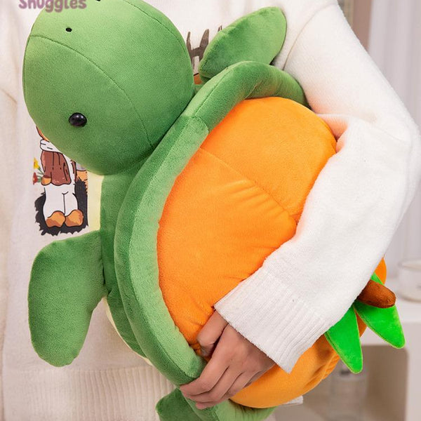 Pumpkin Turtle Plush Toy – A Unique & Soft Surprise Kawaii Snuggle