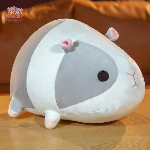 Soft Lying Hamster Plush – The Ultimate Cuddle Companion GRAY Kawaii Snuggle