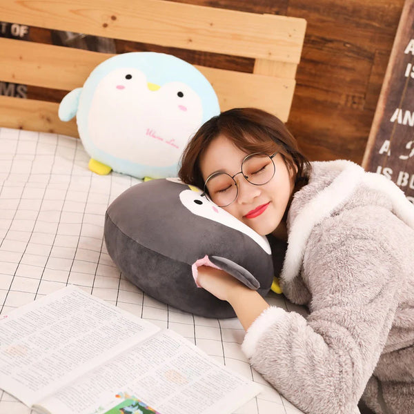 Squishy Cartoon Animals Plush Round Ball Shaped Hand Warmer Warm