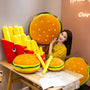 Cute Hamburger French Fries Pizza Plush Toys
