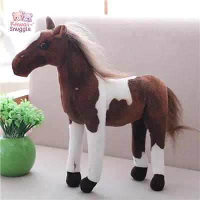 Plush Lifelike Horse Toy Stuffed Animal