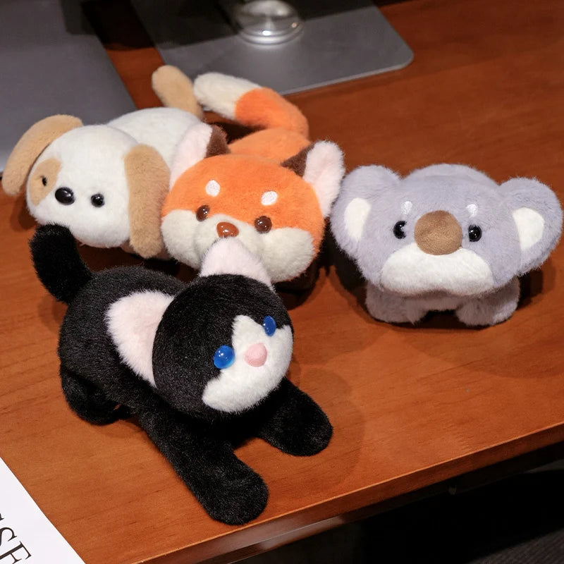 Cute Animal Slap Snap Wrap Wristband – Plush Hand Ring Toy for Creative, Funny Kids' Gifts
