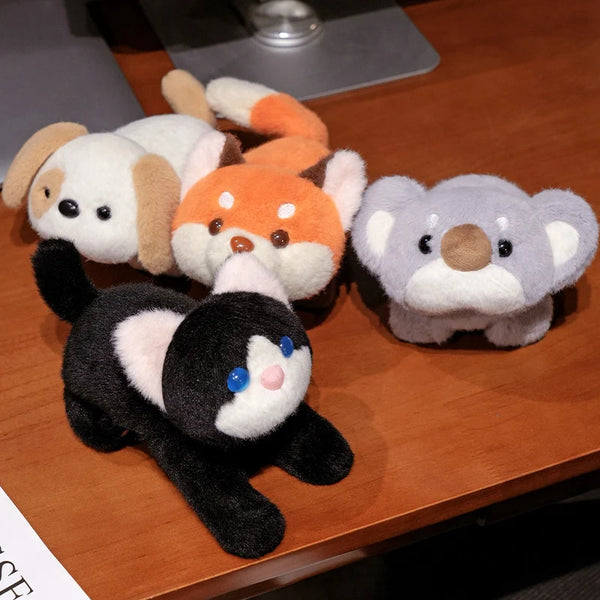 Cute Animal Slap Snap Wrap Wristband – Plush Hand Ring Toy for Creative, Funny Kids' Gifts