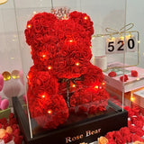 New Artificial Flower Eternal Rose Teddy Bear for Valentine's Day