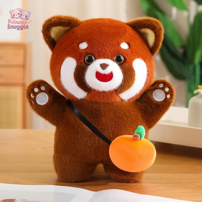Kawaii Red Pandas Raccoon Plush Toy – The Cutest Forest Friend!