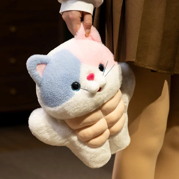 Muscle Cat Plush Toys Stuffed Cat Stuffed Animals Soft Plushie Dolls