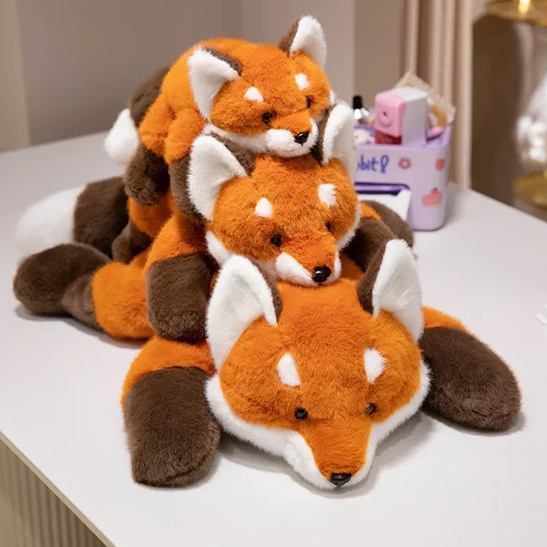 Crouching Sloth Plush Toy Kawaii Fox Doll Pillow Kids Birthday Christmas Gift