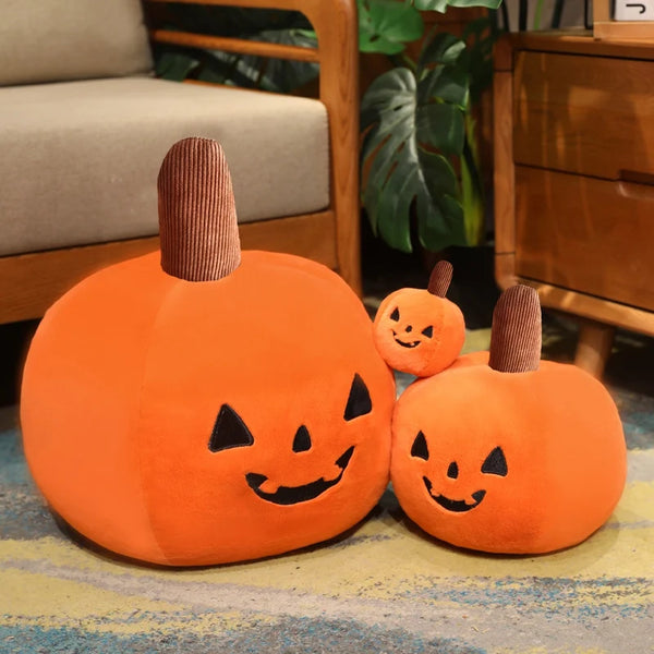 Cartoon Halloween Pumpkin Ghost Plush Toy Funny Halloween Plush Doll Pillow Home Party Decor Gift