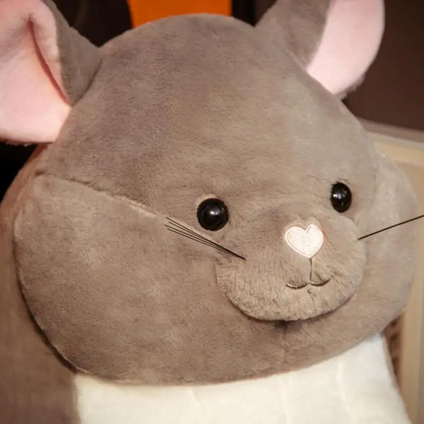 35/45cm Adorable Hamsters Stuffed Doll Grey White Mouse Plush Soft Guinea Pig Xmas Gift