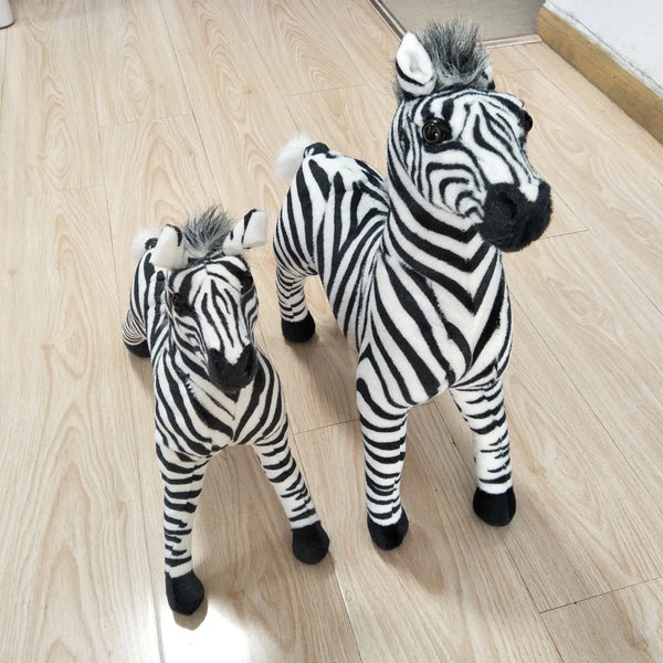 Children Stuffed Plush Toy Black And White Strip Zebra