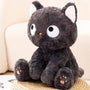 Funny Fat Black Cat Plush Toys – 3 Poses Realistic Cat Dolls