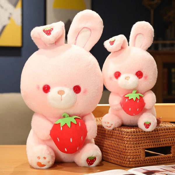 Cute Stuffed Rabbit Plush Toy – Kawaii Bunny Soft Doll for Kids & Gift Lovers