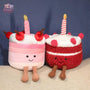Sweet Cherry Birthday Cake Plush – A Slice of Celebration!
