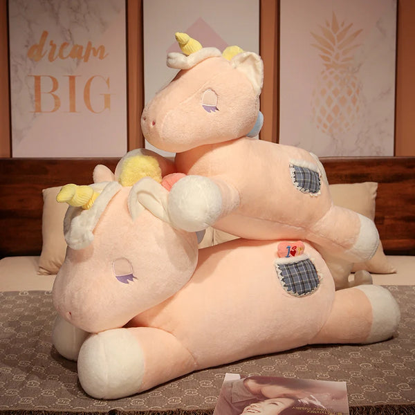 Kawaii Lying Unicorn Plush Toy Soft Stuffed Unicorn