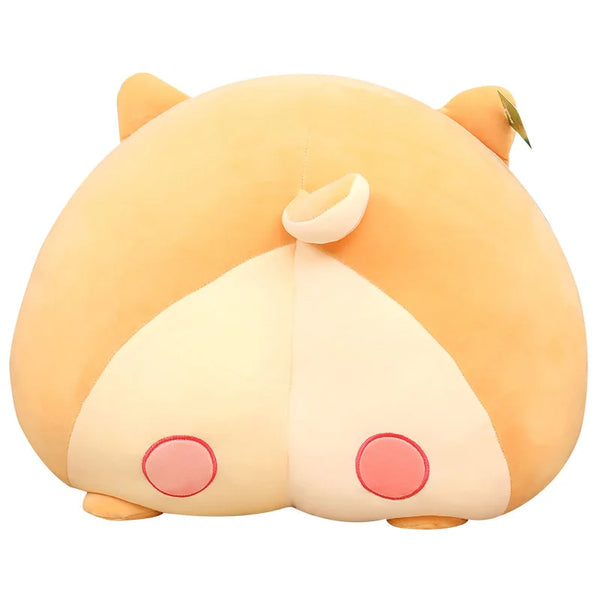 Shiba Inu Ass Peach Mat Cat Butt Plush Pillow Pig Cushion Sofa Stuffed Dog
