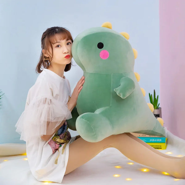 Creative dinosaur plush toys bed sleeping dinosaur pillow children cloth dolls