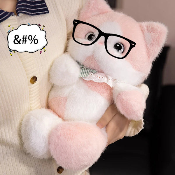 Cute 4-Colour Cat Plush Doll – A Dreamy Companion for Sweet Dreams
