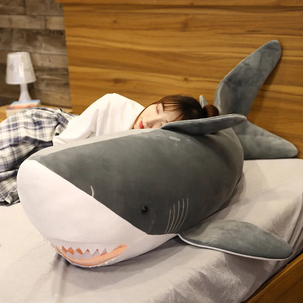 Big Size Soft Toy Plush Simulation Shark Stuffed Toys Plush Toys Sleeping Cute Pillow Cushion Stuffed Animal Gift For Children
