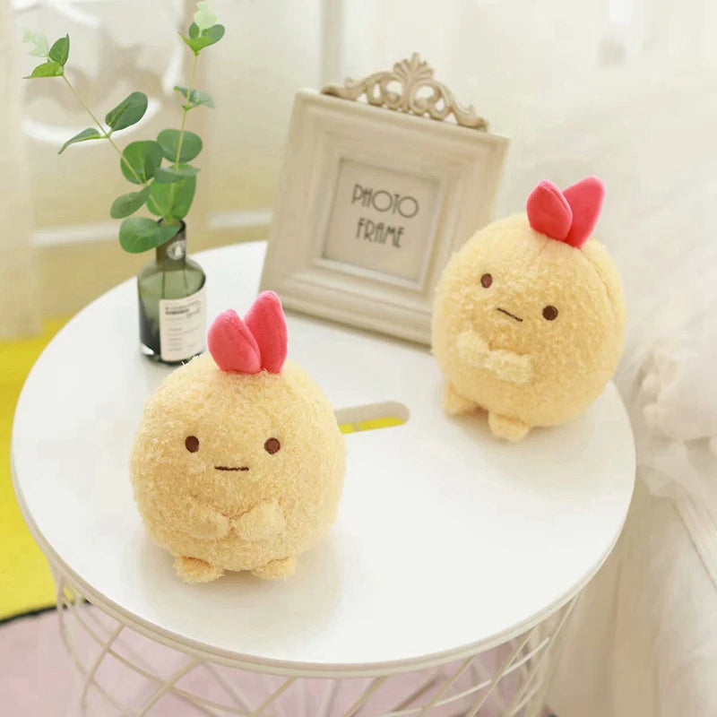Cute Sumikko Gurashi Plush Toy Pendant Shrimp Long Body Tempura Pillow