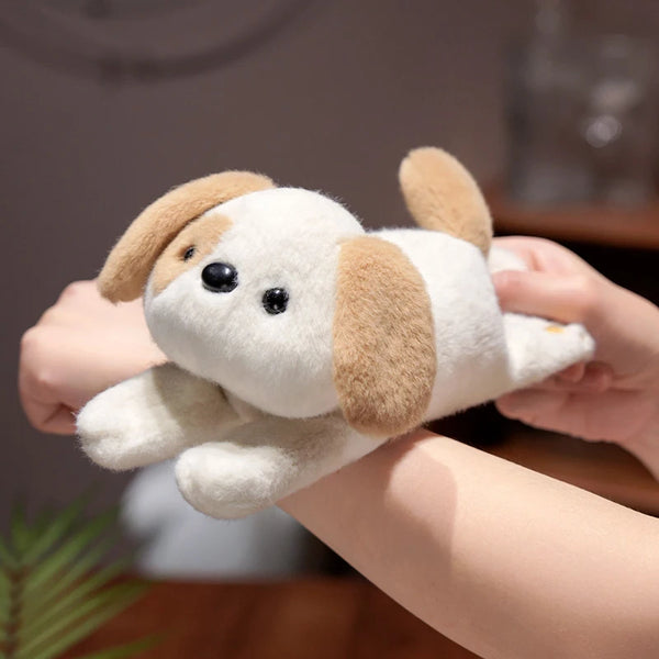 Cute Animal Slap Snap Wrap Wristband – Plush Hand Ring Toy for Creative, Funny Kids' Gifts