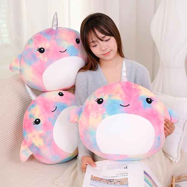 Kawaii Magic Unicorn Whale Plush Pillow A Dreamy Hug for Every Nap