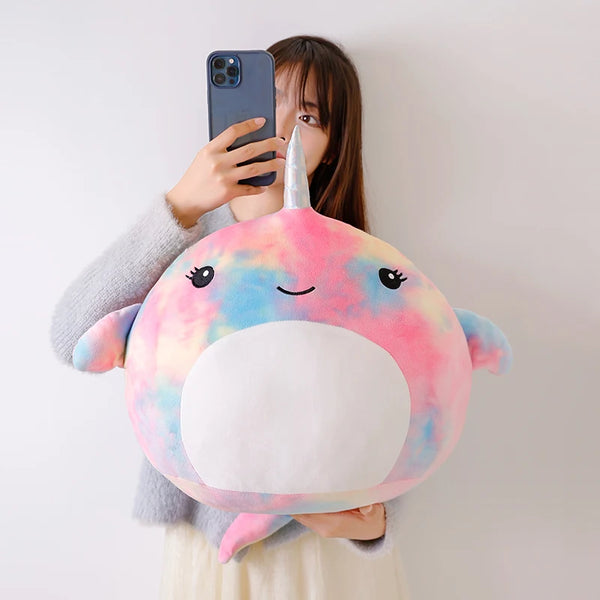 Kawaii Magic Unicorn Whale Plush Pillow A Dreamy Hug for Every Nap