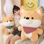 Kawaii Dog Plush Toy - Husky & Shiba Inu Stuffed Animal Pillow, Birthday Gift & Lovely Plushie Dolls