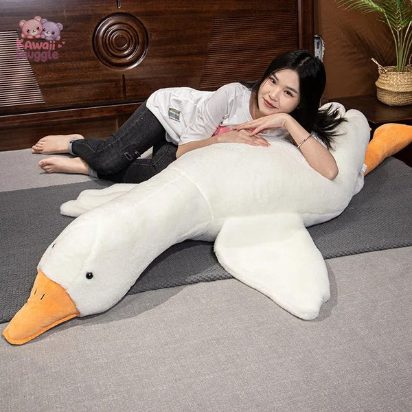 Cheap Huge Cute Goose Plush Toys Big White Duck Doll