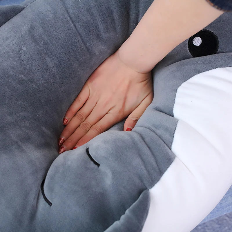 Giant Funny Whale Shark Plush Toy Cuddly Pillow & Gift for Kids and Adults