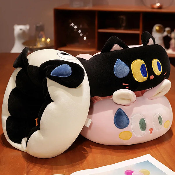 Big Eyes Caterpillar U-Shape Plush Neck Pillow